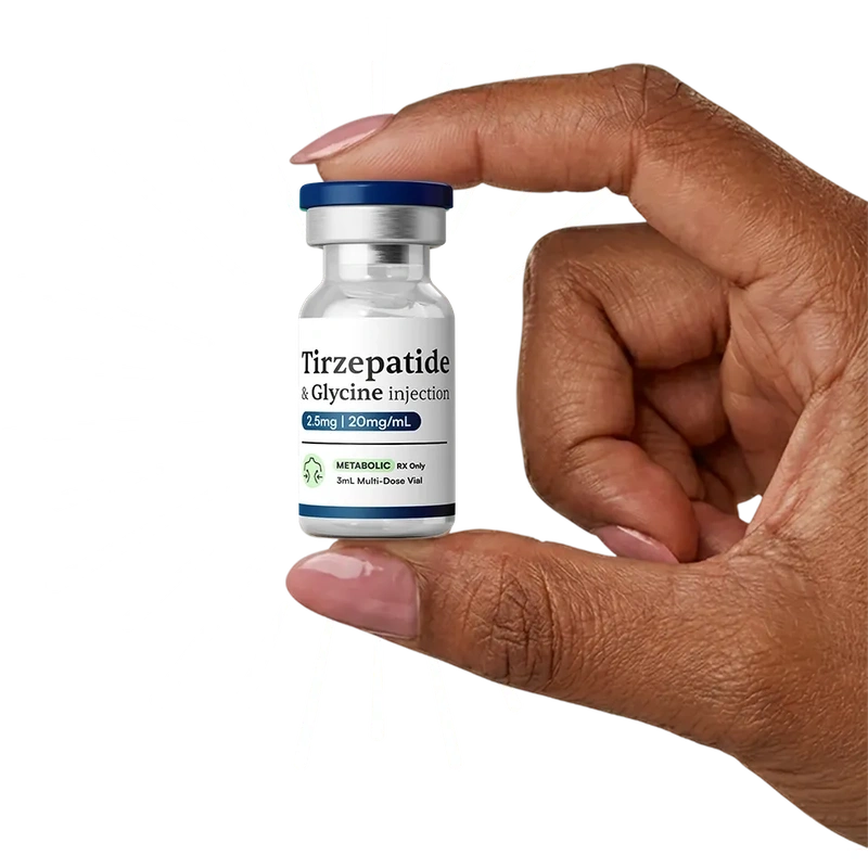 NewSelf Tirzepatide and Glycine Multi-Dose Medication Vial